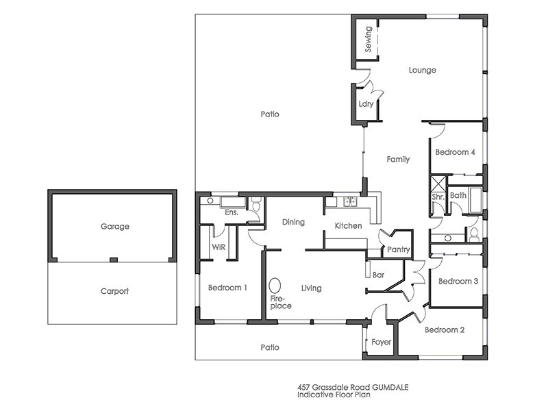 457 Grassdale Rd, Gumdale QLD 4154 Floorplan