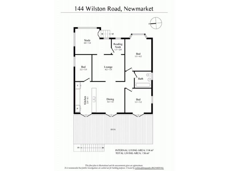 144 Wilston Road, Newmarket QLD 4051 Floorplan