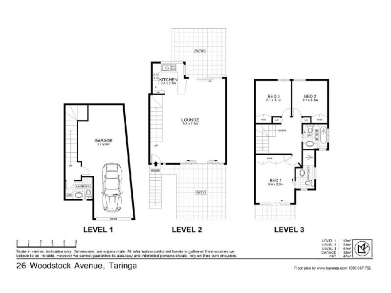 26 Woodstock Avenue, Taringa QLD 4068 Floorplan