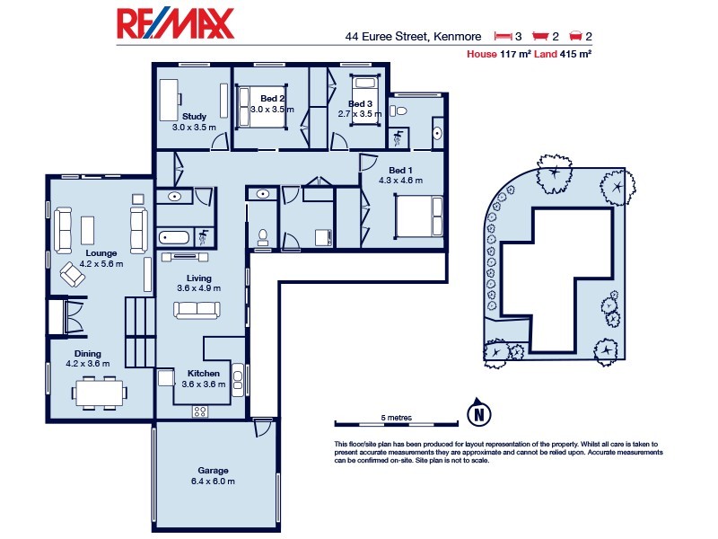 44 Euree Street, Kenmore QLD 4069 Floorplan