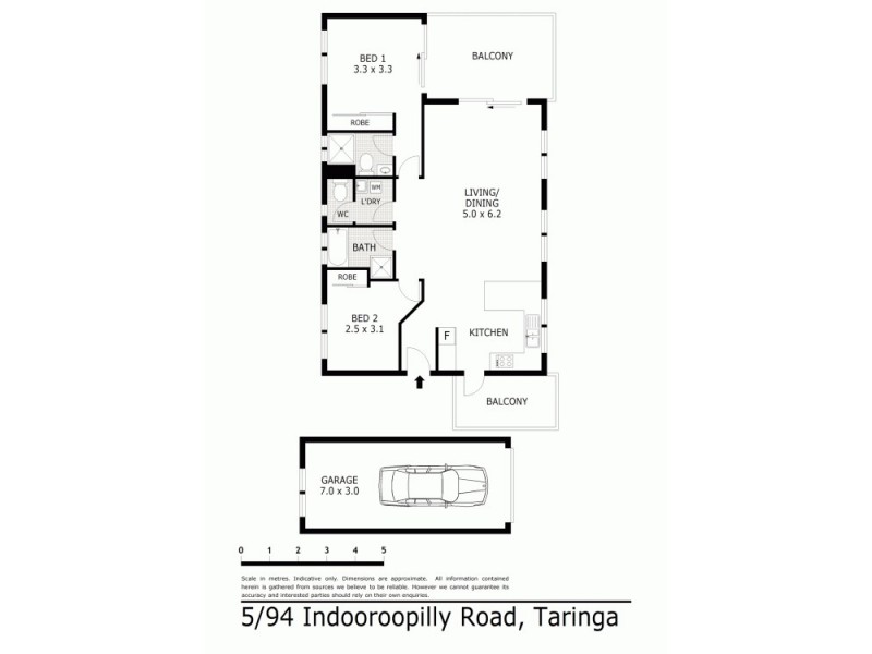5/94 Indooroopilly Road, Taringa QLD 4068 Floorplan