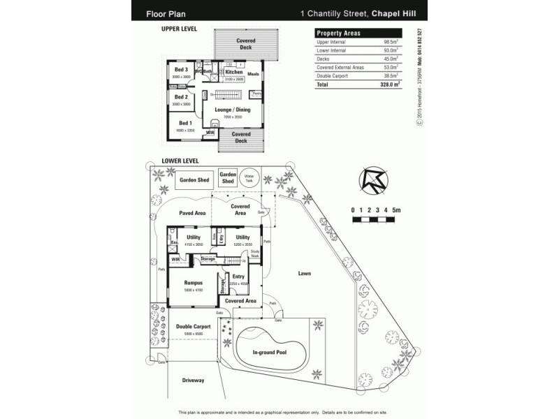 1 Chantilly Street, Chapel Hill QLD 4069 Floorplan