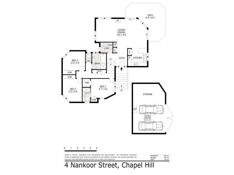 4 Nankoor St, Chapel Hill QLD 4069 Floorplan