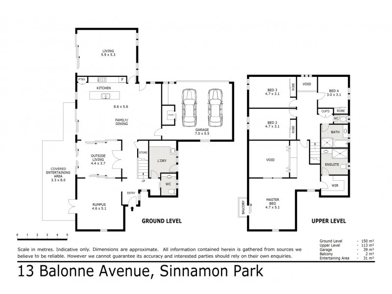 13 Balonne Avenue, Sinnamon Park QLD 4073 Floorplan