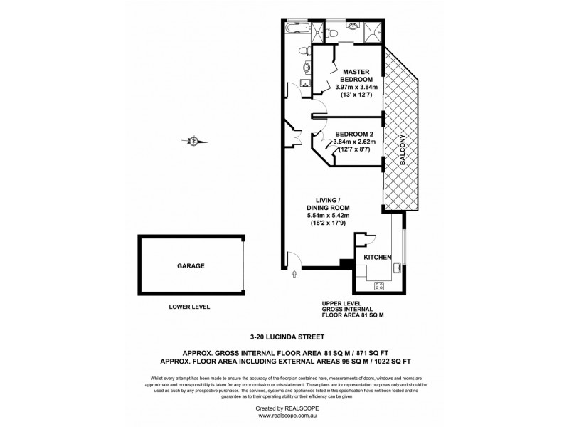 3/20 Lucinda Street, Taringa QLD 4068 Floorplan