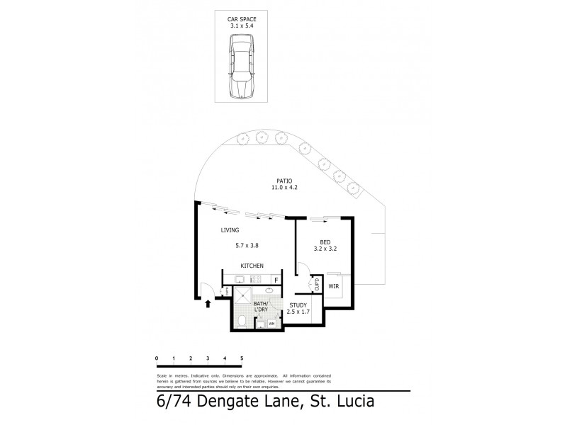 6/74 Dengate Lane, St Lucia QLD 4067 Floorplan
