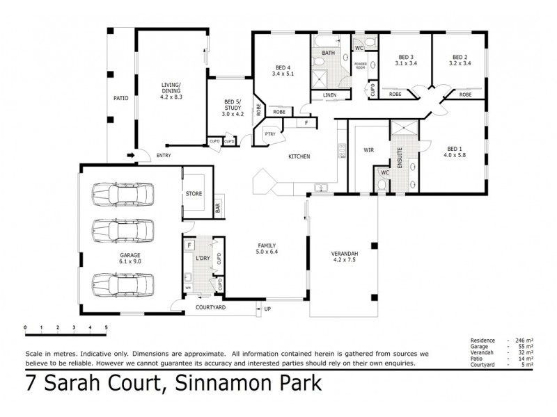 7 Sarah Court, Sinnamon Park QLD 4073 Floorplan