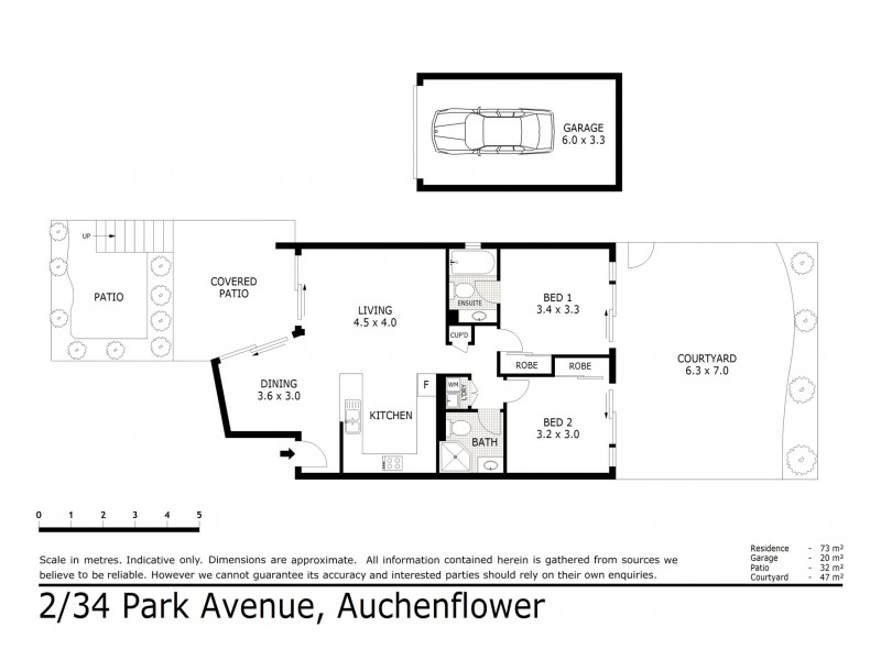 2/34 Park Avenue, Auchenflower QLD 4066 Floorplan