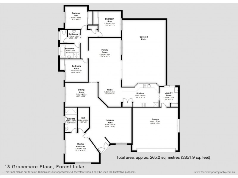 13 Gracemere Pl, Forest Lake QLD 4078 Floorplan
