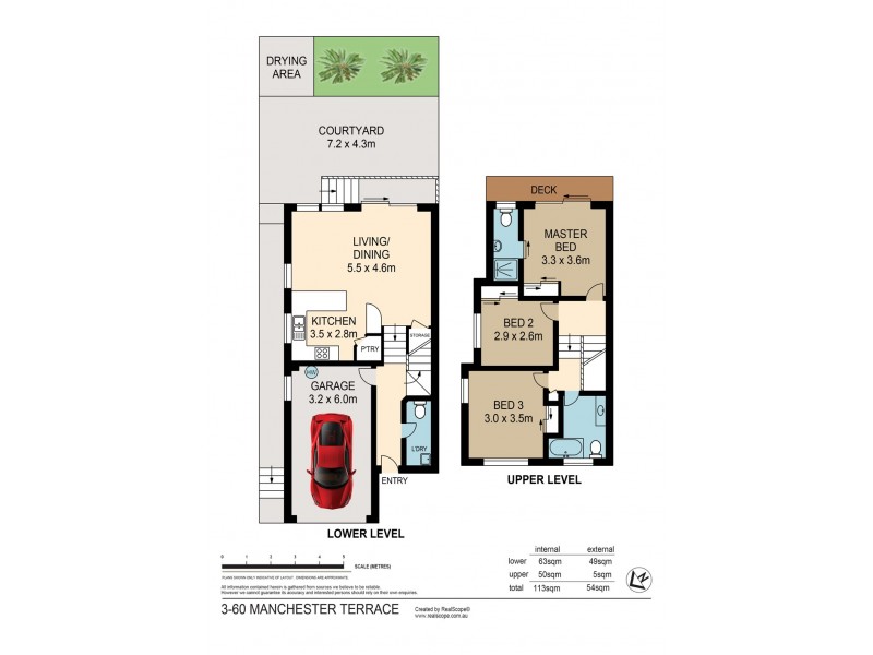 3/60 Manchester Terrace, Indooroopilly QLD 4068 Floorplan