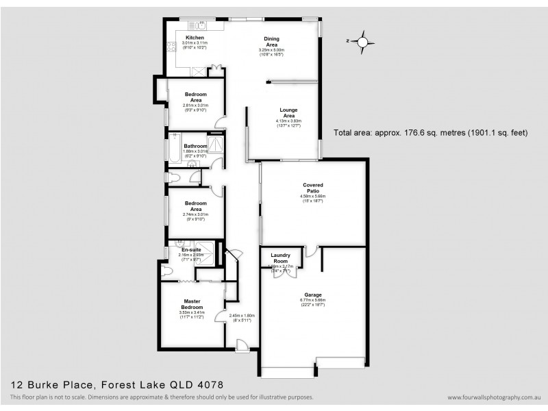 12 Burke Pl, Forest Lake QLD 4078 Floorplan