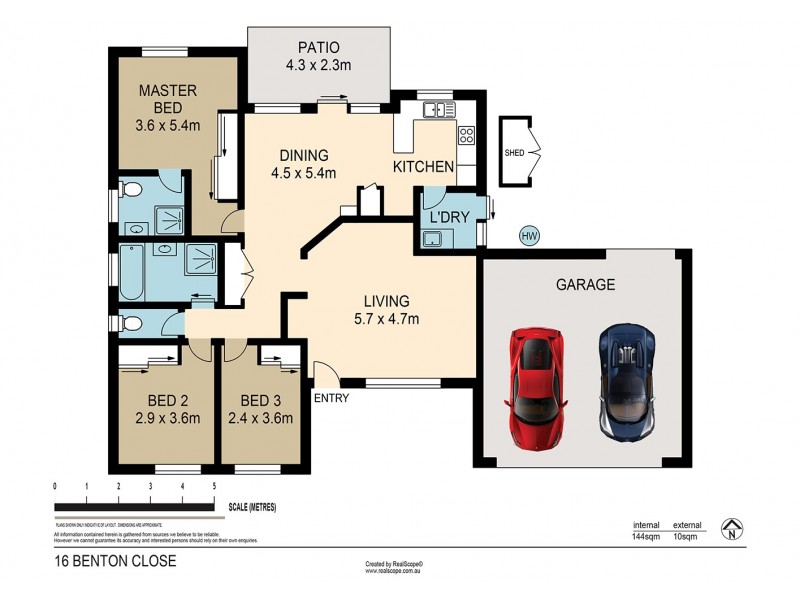 16 Benton  Close, The Gap QLD 4061 Floorplan