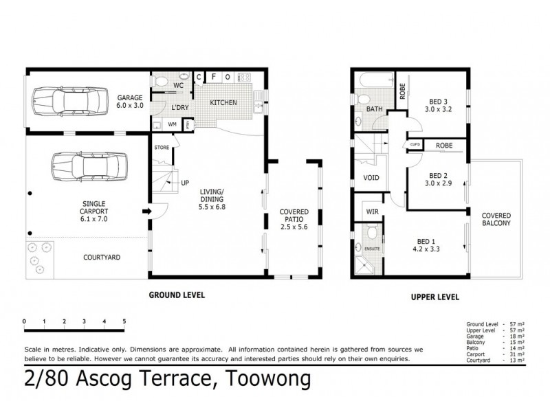 2/80 Ascog Tce, Toowong QLD 4066 Floorplan