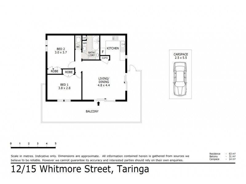 12 – 15 WHITMORE STREET, Taringa QLD 4068 Floorplan