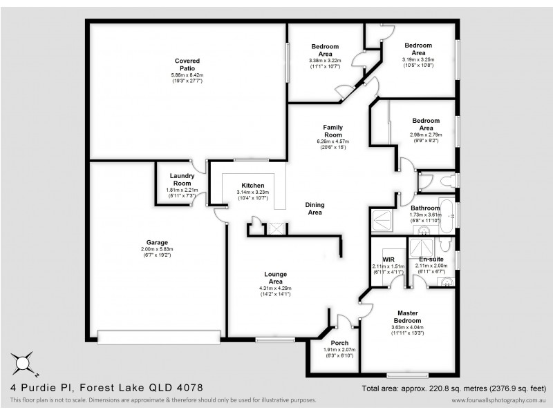 4 Purdie Pl, Forest Lake QLD 4078 Floorplan