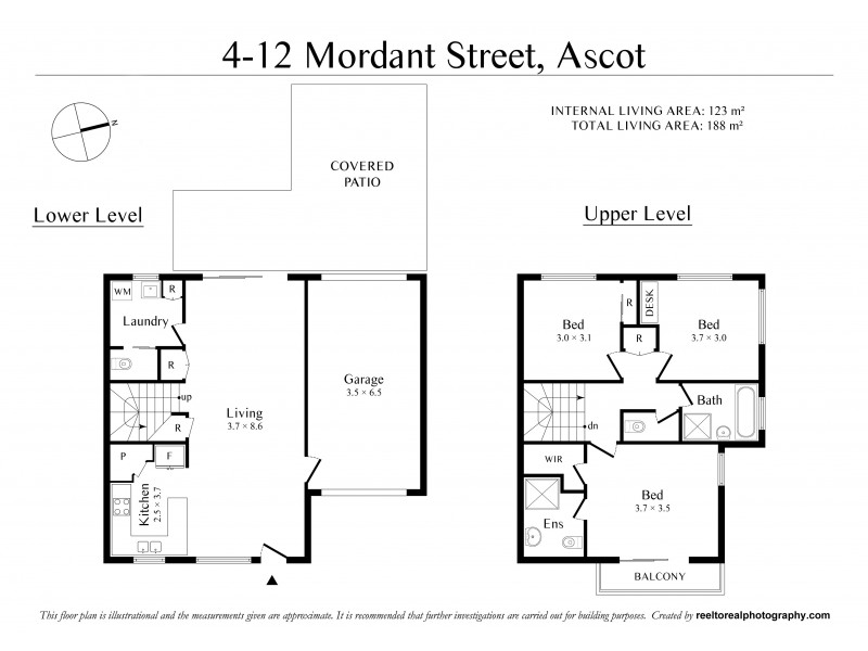 4/12 Mordant Street, Ascot QLD 4007 Floorplan