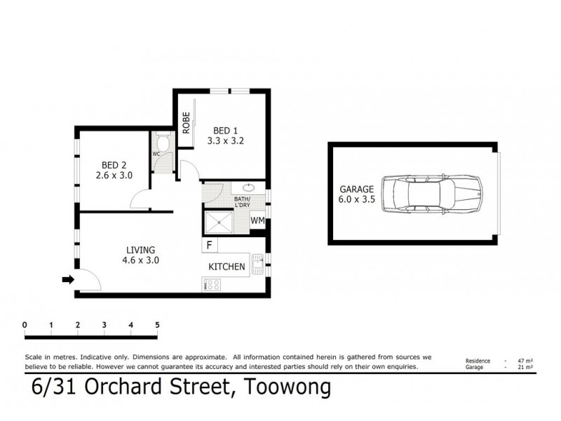 6/31 Orchard Street, Toowong QLD 4066 Floorplan