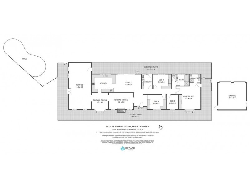 17 Glen Ruther Ct, Mount Crosby QLD 4306 Floorplan