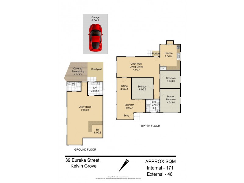 39 Eureka Street, Kelvin Grove QLD 4059 Floorplan