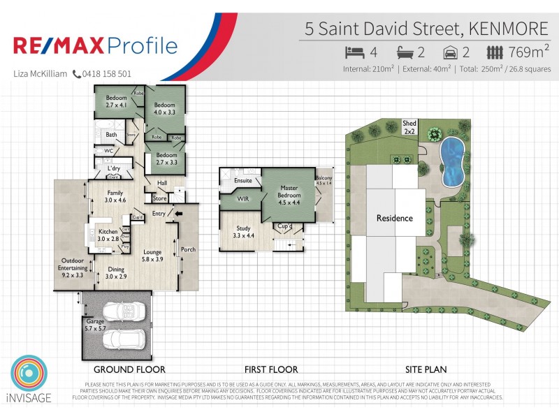 5 St David St, Kenmore QLD 4069 Floorplan