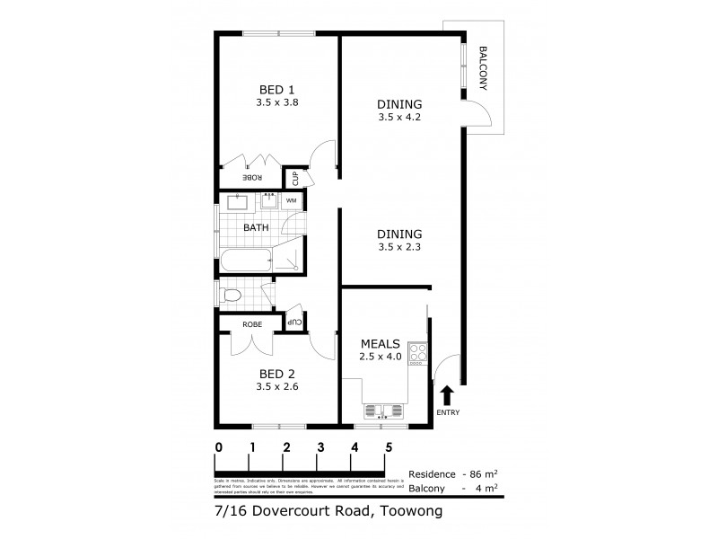 7/16 Dovercourt Road, Toowong QLD 4066