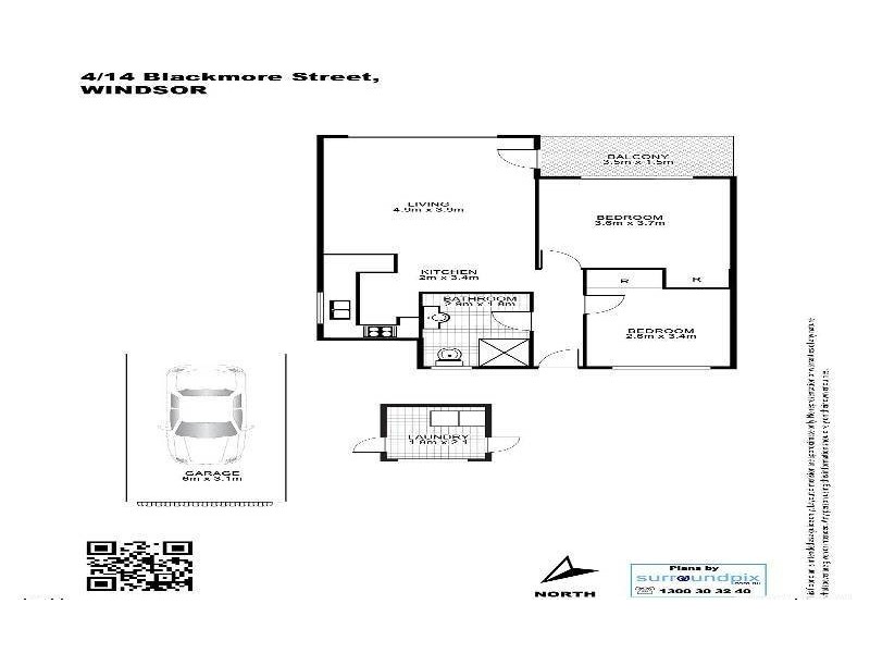 4/14 Blackmore Street, Windsor QLD 4030 Floorplan