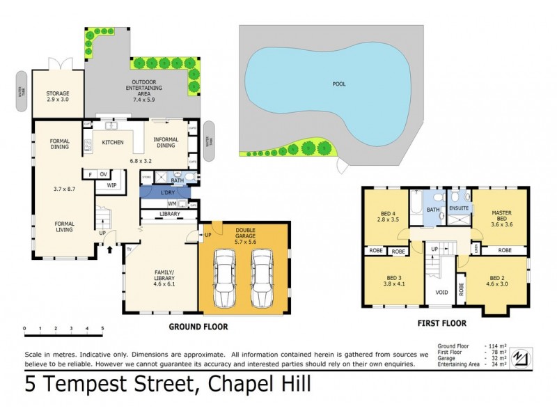 5 Tempest St, Chapel Hill QLD 4069 Floorplan
