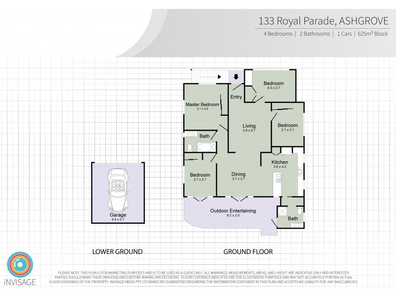 133 Royal Parade, Ashgrove QLD 4060 Floorplan