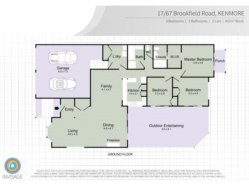 17/67 Brookfield Rd, Kenmore QLD 4069 Floorplan