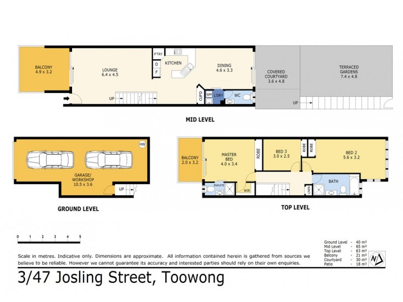 3/47 Josling Street, Toowong QLD 4066 Floorplan
