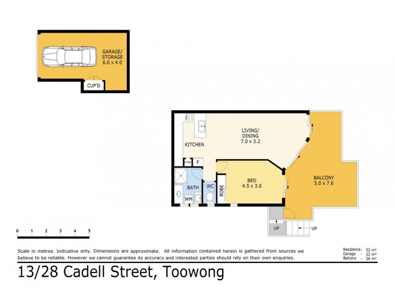 13/28 Cadell Street, Toowong QLD 4066 Floorplan
