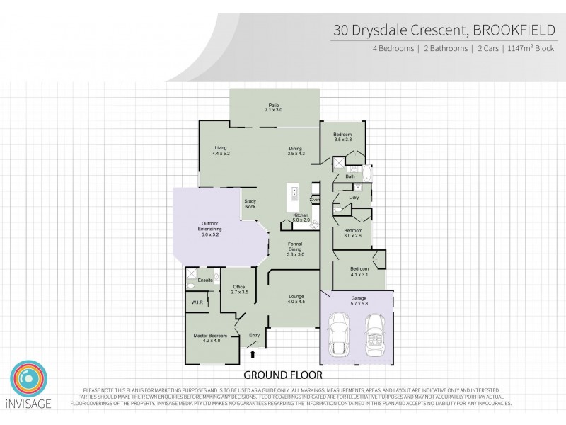 30 Drysdale Cr, Brookfield QLD 4069 Floorplan