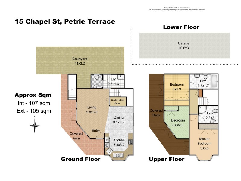 15 Chapel Street, Petrie Terrace QLD 4000 Floorplan