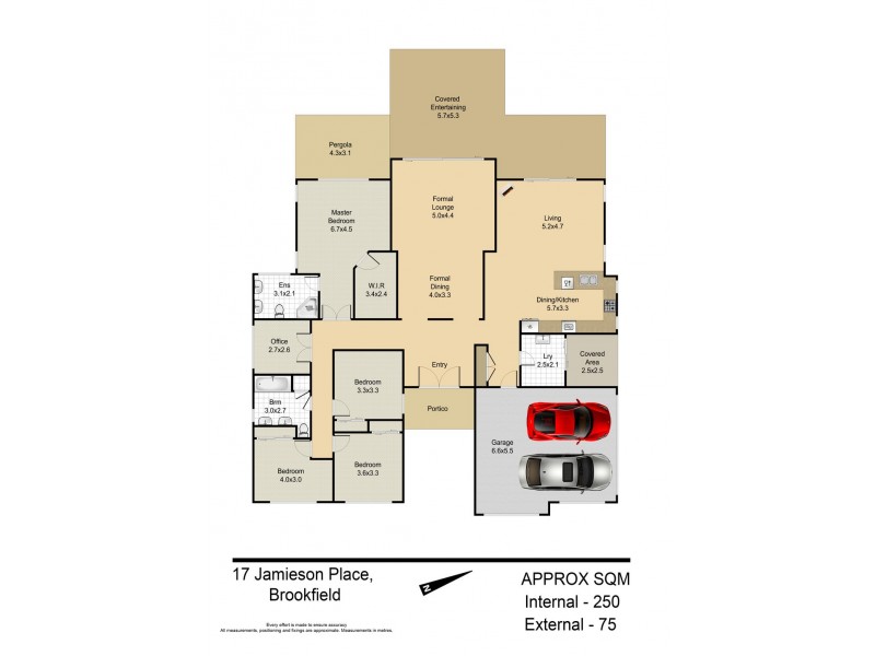 17 Jamieson Place, Brookfield QLD 4069 Floorplan