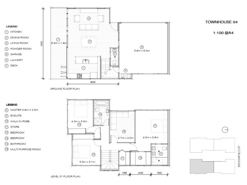 4/38 Broomfield Street, Taringa QLD 4068 Floorplan