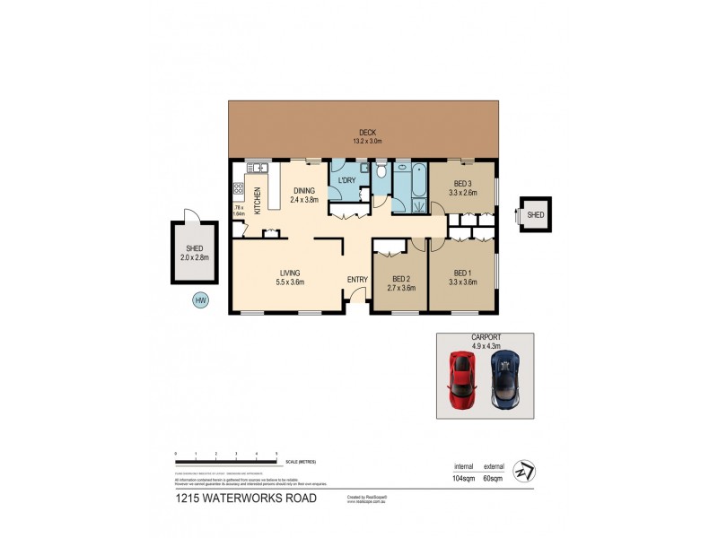 1215 Waterworks Road, The Gap QLD 4061 Floorplan