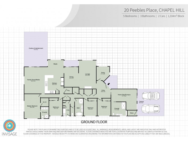 20 Peebles Pl, Chapel Hill QLD 4069 Floorplan