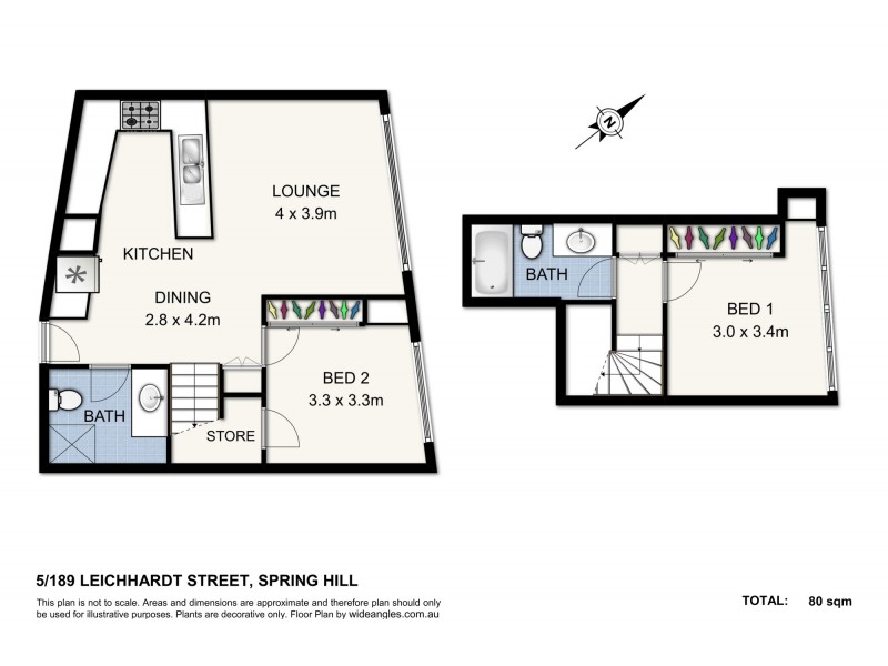 5/189 Leichhardt Street, Spring Hill QLD 4000 Floorplan