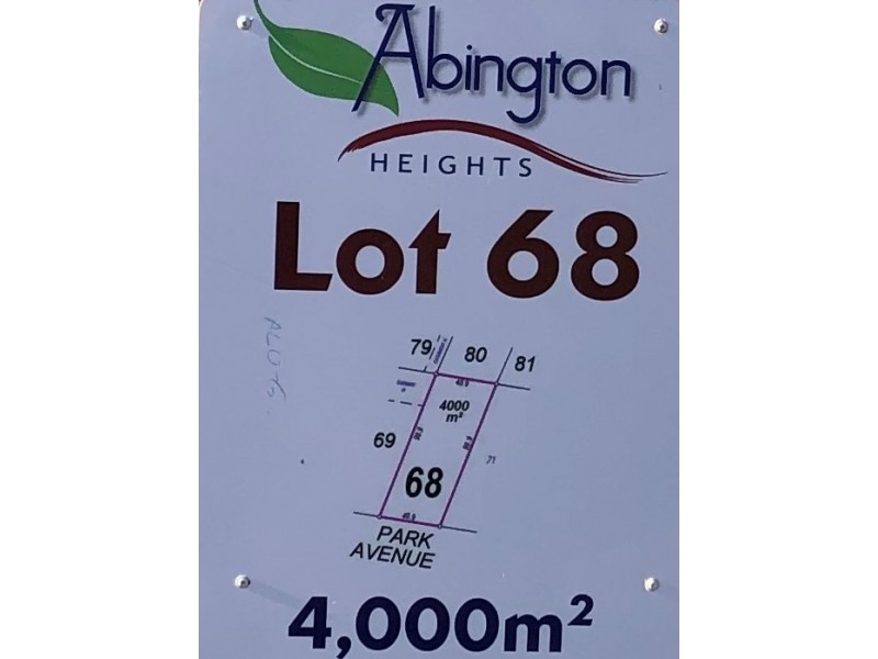 LOT 68 PARK AVENUE, North Isis QLD 4660