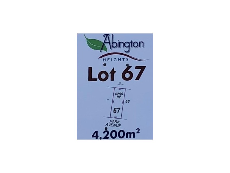LOT 67 PARK AVENUE, North Isis QLD 4660