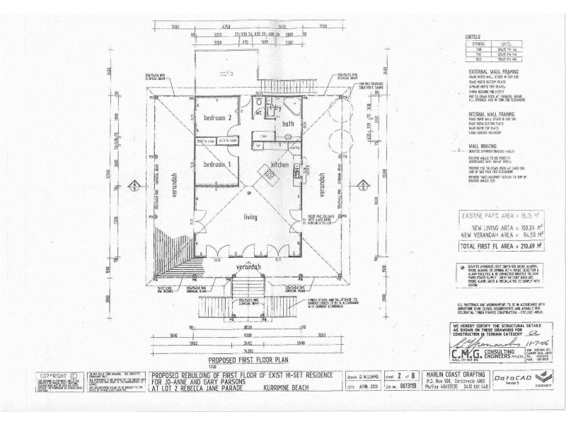 3 Rebecca Jane Parade, Kurrimine Beach QLD 4871 Floorplan
