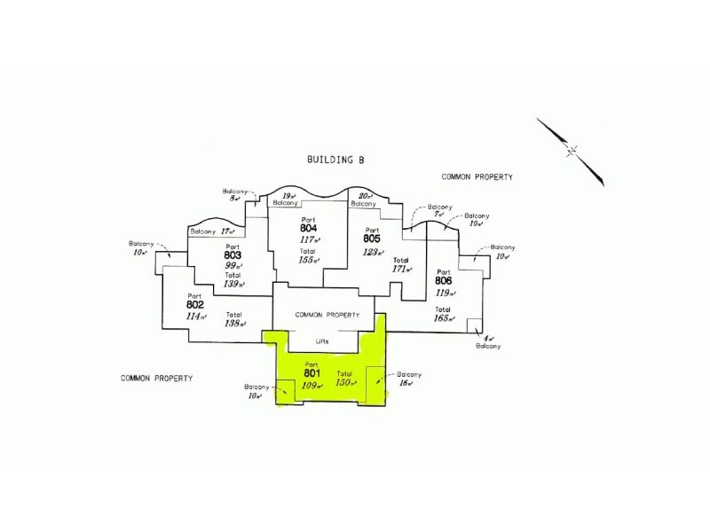 801/4 Como Crescent “Sundale Precinct A2 Marina”, Southport QLD 4215 Floorplan