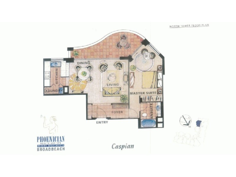 2802/24 Queensland Avenue (The Phoenician North), Broadbeach QLD 4218 Floorplan