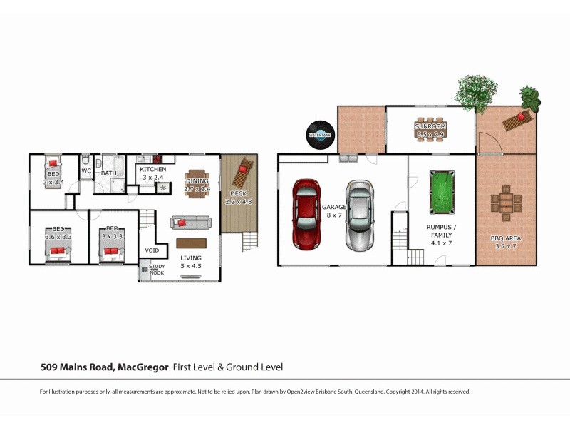 509 Mains Road, Macgregor QLD 4109 Floorplan