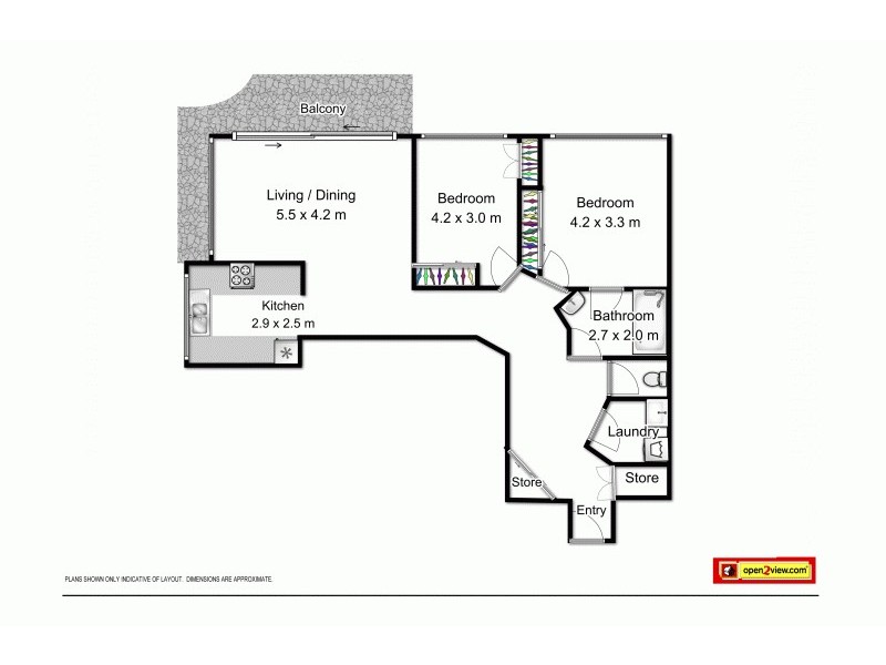 5C/10 Marine Parade, Southport QLD 4215 Floorplan