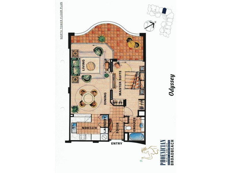 2611/24 Queensland Avenue, Broadbeach QLD 4218 Floorplan