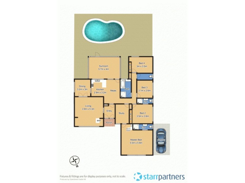 7 Virginia Avenue, Baulkham Hills NSW 2153 Floorplan