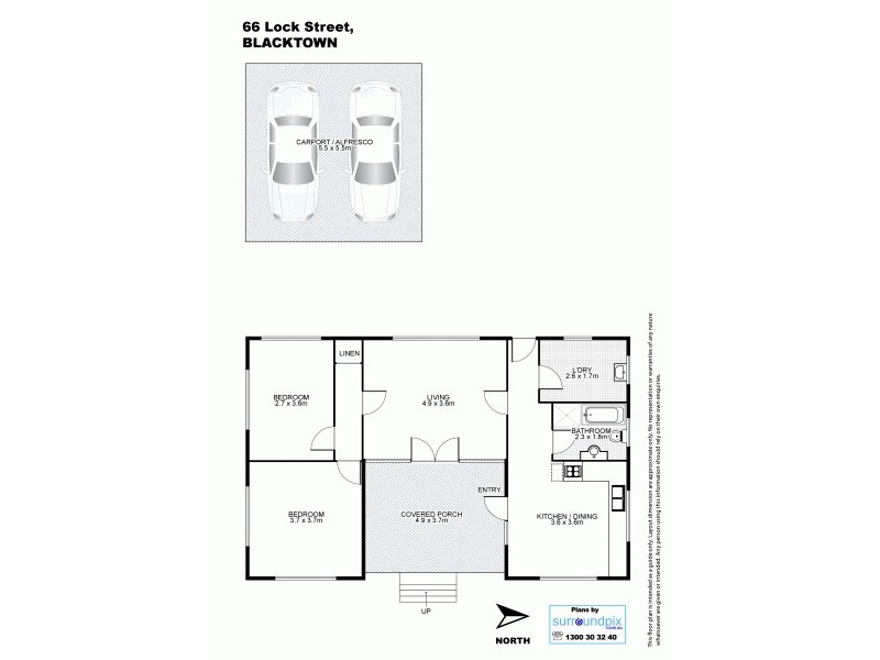 66 Lock Street, Blacktown NSW 2148 Floorplan
