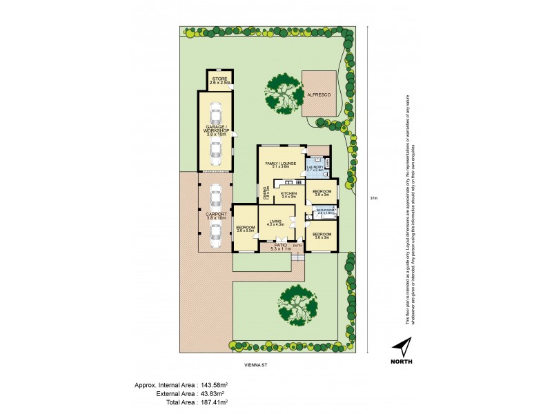 7 Vienna Street, Seven Hills NSW 2147 Floorplan