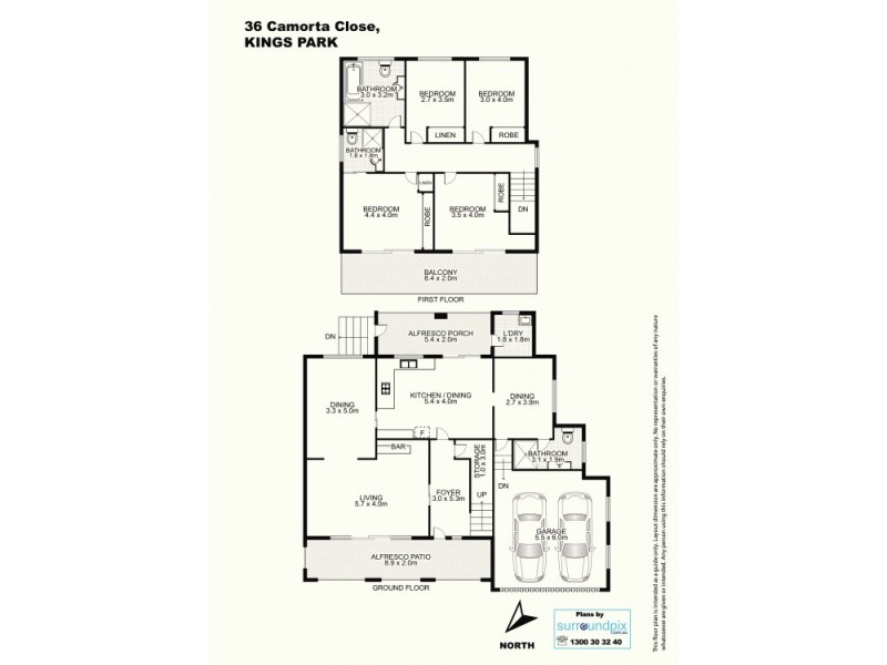 36 Camorta Close, Kings Park NSW 2148 Floorplan